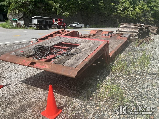 (Hanover, WV) 1999 Load King Tri-Axle Lowboy Dropdeck Trailer, 50 Ton, 12,300lb capacity, 23,000lb w