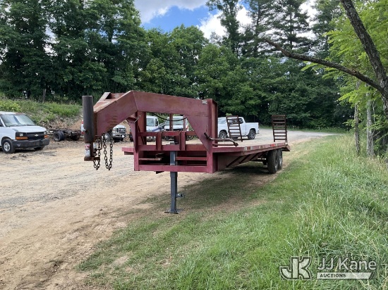 (Sparta, NC) 1979 Duncan T/A Goose Neck Equipment Trailer