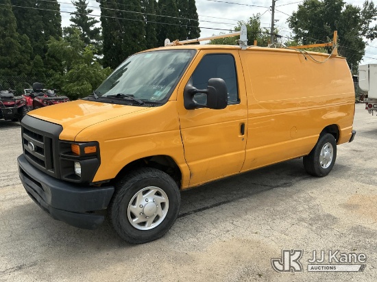 (South Beloit, IL) 2012 Ford E250 Cargo Van Runs) (Does Not Move, Condition Unknown, Driveshaft Miss