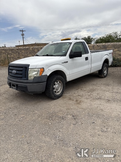 (El Paso, TX) 2010 Ford F-150 Pickup Truck Not Running, Condition Unknown) (Interior Defects - Key