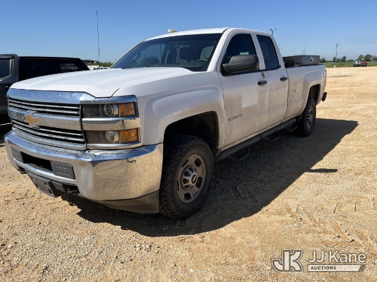 (Marion, TX) 2015 Chevrolet Silverado 2500HD Extended-Cab Pickup Truck Runs & Moves