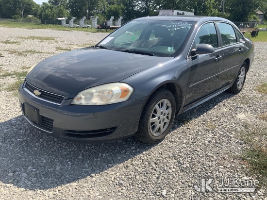(Hawk Point, MO) 2010 Chevrolet Impala Police Cruiser 4-Door Sedan Runs & Moves) (Dash Warning Indic