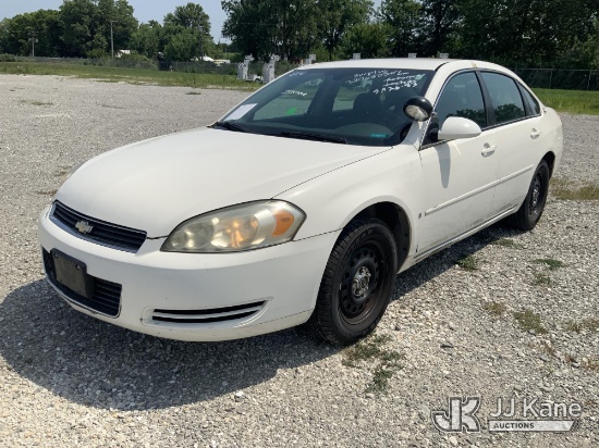 (Hawk Point, MO) 2007 Chevrolet Impala Police 4-Door Sedan Runs & Moves) (Dash Warning Indicators On