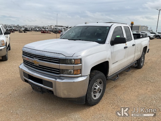 (Marion, TX) 2015 Chevrolet Silverado 2500HD Extended-Cab Pickup Truck Runs & Moves