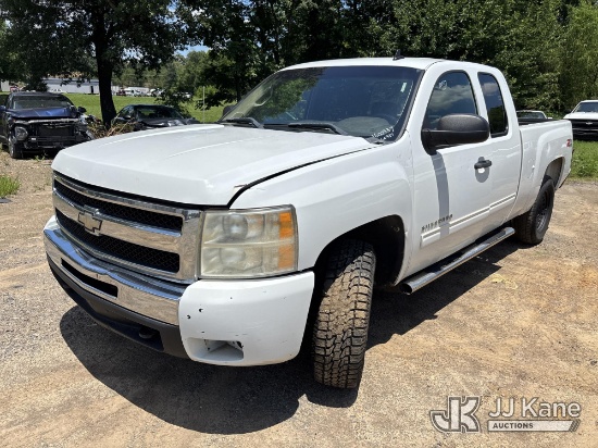 (Conway, AR) 2011 Chevrolet Silverado 1500 4x4 Extended-Cab Pickup Truck Runs & Moves) (Engine Perfo