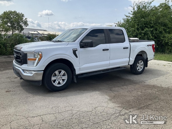 (South Beloit, IL) 2021 Ford F150 4x4 Crew-Cab Pickup Truck Runs & Moves) (Windshield Deficiencies