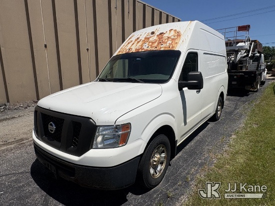 (Bensenville, IL) 2012 Nissan NV Cargo Cargo Van (Not Running, Condition Unknown)(Corrosion) (Seller