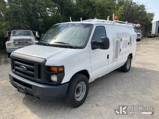 (Des Moines, IA) 2013 Ford Econoline E-250 Cargo Van, Pelsue 4568 Hours, Runs Runs & Moves