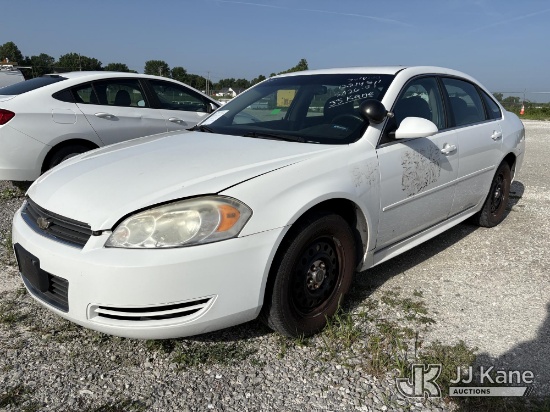 (Hawk Point, MO) 2011 Chevrolet Impala Police Cruiser 4-Door Sedan Not Running, Condition Unknown