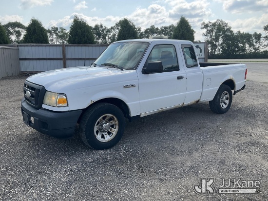 (South Beloit, IL) 2007 Ford Ranger Extended-Cab Pickup Truck Runs & Moves) (Engine Performance Conc