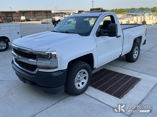 (Cleburne, TX) 2016 Chevrolet Silverado 1500 4x4 Pickup Truck, Cooperative Owned Runs & Moves