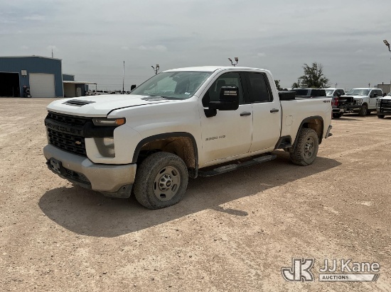 (Midland, TX) 2020 Chevrolet Silverado 2500HD Extended-Cab Pickup Truck Runs & Limited Movement Forw