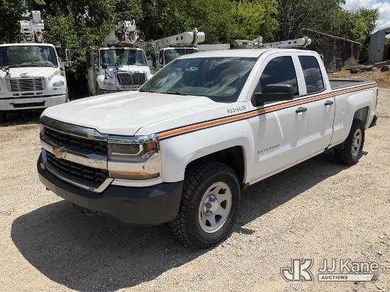 (Des Moines, IA) 2016 Chevrolet Silverado 1500 Extended-Cab Pickup Truck Runs & Moves) (Dash Warn In