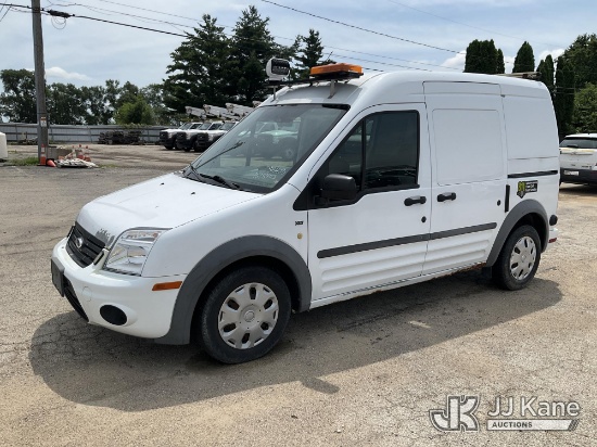 (South Beloit, IL) 2013 Ford Transit Connect Mini Cargo Van, Coolant Leak Runs & Moves