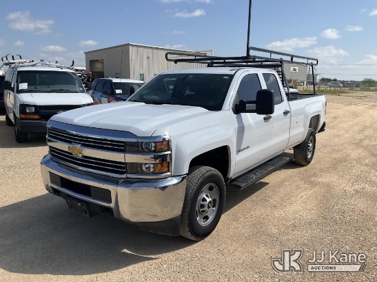 (Marion, TX) 2015 Chevrolet Silverado 2500HD Extended-Cab Pickup Truck Runs & Moves)(Dash Warni