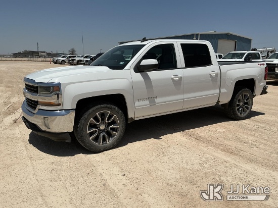 (Midland, TX) 2018 Chevrolet Silverado 1500 Crew-Cab Pickup Truck Runs & Moves) (Windshield Deficien