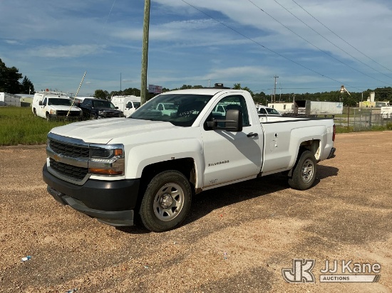 (Byram, MS) 2017 Chevrolet Silverado 1500 Pickup Truck Runs & Moves) (Dash Warning Indicators On