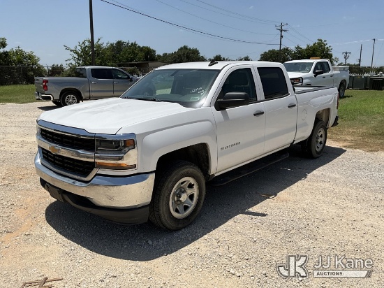 (Stephenville, TX) 2017 Chevrolet Silverado 1500 Crew-Cab Pickup Truck, Cooperative Owned Runs & Mov