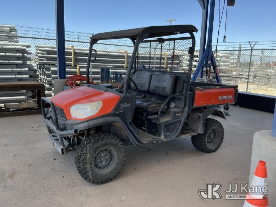 (El Paso, TX) 2015 Kubota RTV-X900 All-Terrain Vehicle Non-Titled) (Not Running, Condition Unknown