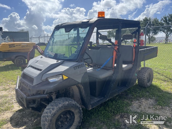 (Houston, TX) 2020 Polaris Ranger All-Terrain Vehicle Non-Titled) (Runs & Moves) (Windshield Deficie