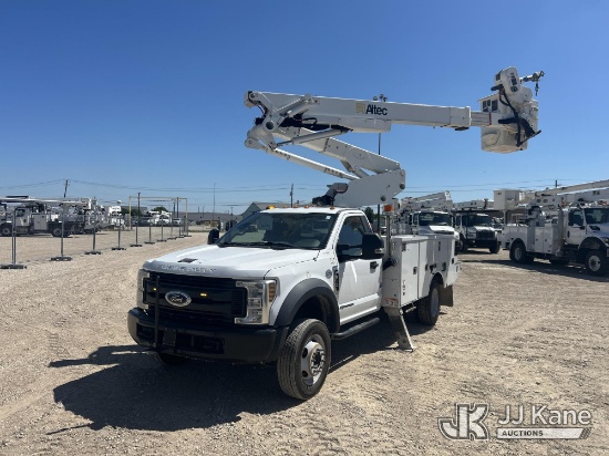 (Waxahachie, TX) Altec AT41-M, Articulating & Telescopic Material Handling Bucket Truck mounted behi
