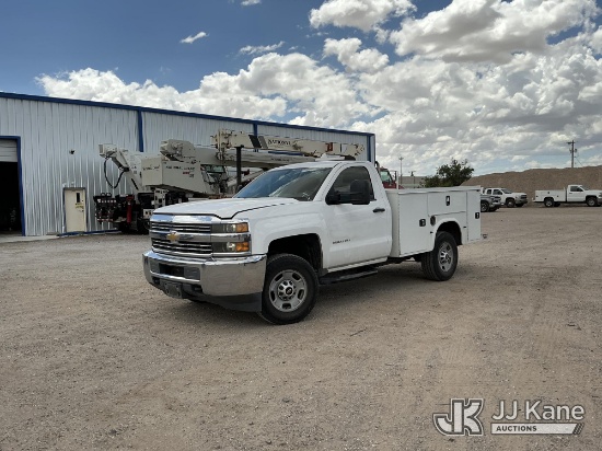 (El Paso, TX) 2015 Chevrolet Silverado 2500HD Service Truck Runs & Moves