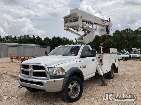 (Brenham, TX) HiRanger LTM40, Articulating & Telescopic Material Handling Bucket Truck mounted behin