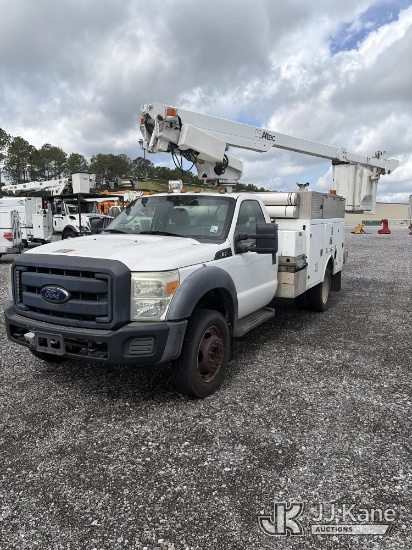 (Hammond, LA) Altec AT200A, Telescopic Non-Insulated Bucket Truck mounted behind cab on 2012 Ford F-