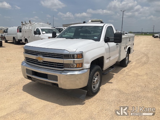 (Marion, TX) 2015 Chevrolet Silverado 2500HD Service Truck Runs & Moves)(Interior Defects- See Pictu