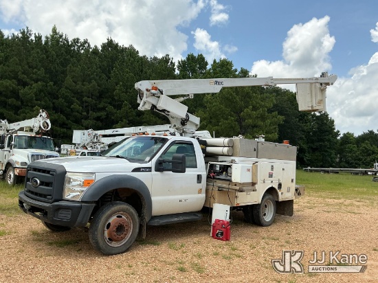 (Byram, MS) Altec AT200-A, Telescopic Non-Insulated Bucket Truck mounted behind cab on 2012 Ford F-4
