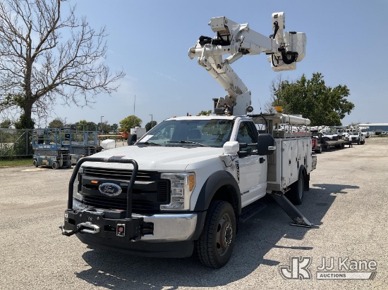 (Kansas City, MO) Altec AT41M, Articulating & Telescopic Material Handling Bucket Truck mounted behi