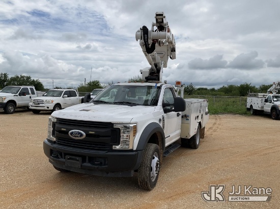 (Marion, TX) Altec AT40G, Articulating & Telescopic Bucket Truck mounted behind cab on 2019 Ford F-5