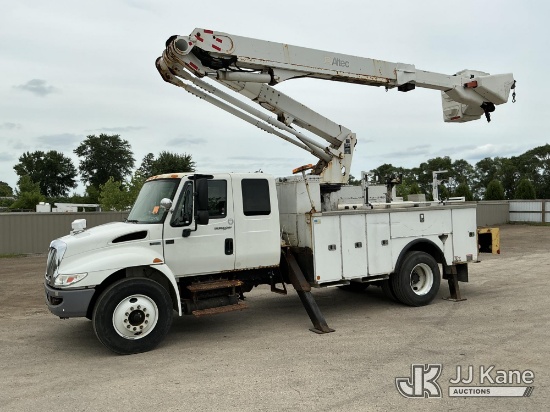 (South Beloit, IL) Altec TA50, Articulating & Telescopic Material Handling Bucket Truck mounted behi
