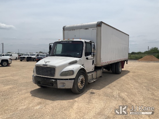 (Marion, TX) 2007 Freightliner M2 106 Medium Duty Van Body Truck Runs & Moves)(Interior Defects- See