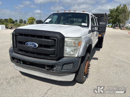 (Kansas City, MO) 2012 Ford F-450 SD Stake Truck, TITLE READS 100,000 MILES Runs & Moves) (Interior