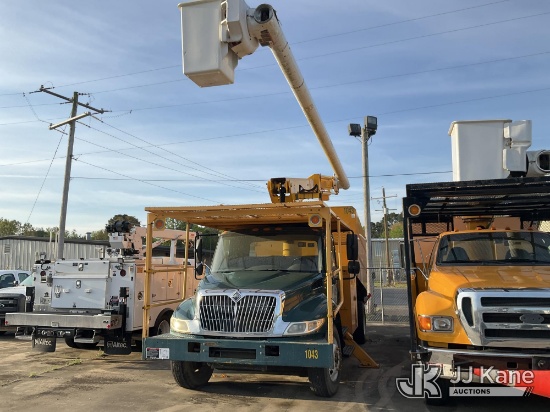 (Conway, AR) Altec LRV-56, Over-Center Bucket Truck mounted behind cab on 2007 International 4300 Ch