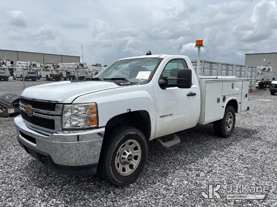 (Hammond, LA) 2014 Chevrolet Silverado 3500HD Service Truck Runs & Moves, Interior Defects-See Pictu