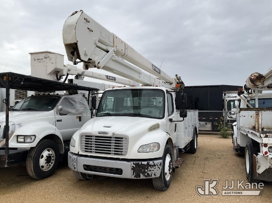 (Marion, TX) HiRanger/Terex 5TC-55, Material Handling Bucket Truck rear mounted on 2014 Freightliner