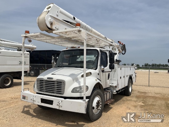 (Marion, TX) Altec AA55, Material Handling Bucket Truck rear mounted on 2015 Freightliner M2 106 Uti