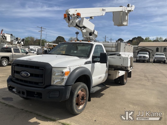 (Conway, AR) Altec AT200-A, Telescopic Non-Insulated Bucket Truck mounted behind cab on 2012 Ford F-