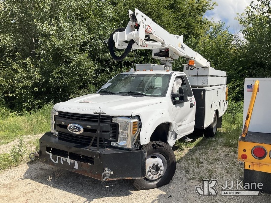 (Des Moines, IA) Altec AT40G, Articulating & Telescopic Bucket Truck mounted behind cab on 2018 Ford