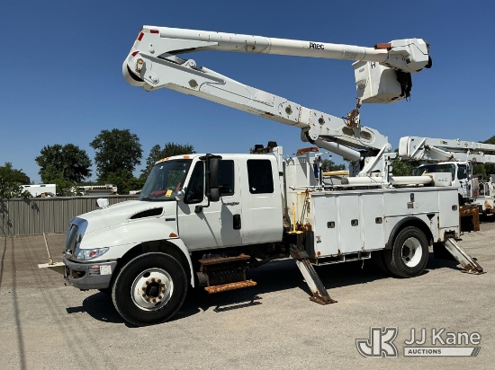 (South Beloit, IL) Altec AN46-0C, Over-Center Bucket Truck mounted behind cab on 2014 International