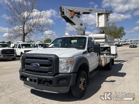 (Kansas City, MO) Versalift TEL29N-03, Telescopic Non-Insulated Bucket Truck mounted behind cab on 2