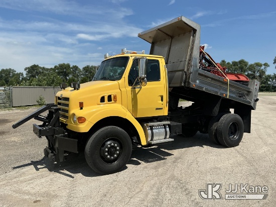 (South Beloit, IL) 2003 Sterling L7500 Dump Truck Runs, Moves & Dump Operates)(Dash Indicators On