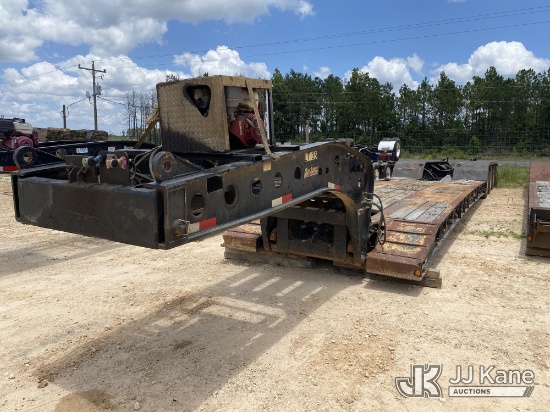 (Anacoco, LA) 2010 Fontaine Trailer Co 55 Ton Lowboy Trailer, Selling With Additional Flip Axle, Lot
