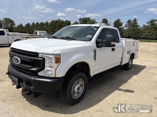 (Farmington, MN) 2020 Ford F250 4x4 Extended-Cab Service Truck Not Running, Condition Unknown)(Selle