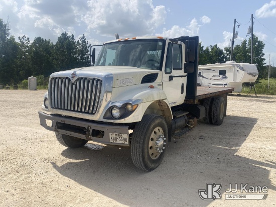 (Anacoco, LA) 2009 International 7400 Flatbed/Dump Truck Runs, Moves & Operates