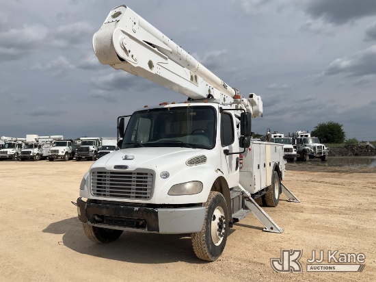(Marion, TX) Altec AA55, Material Handling Bucket Truck rear mounted on 2019 Freightliner M2 Utility