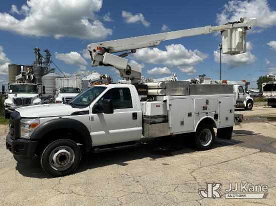 (South Beloit, IL) Altec AT200A, Telescopic Non-Insulated Bucket Truck mounted behind cab on 2012 Fo