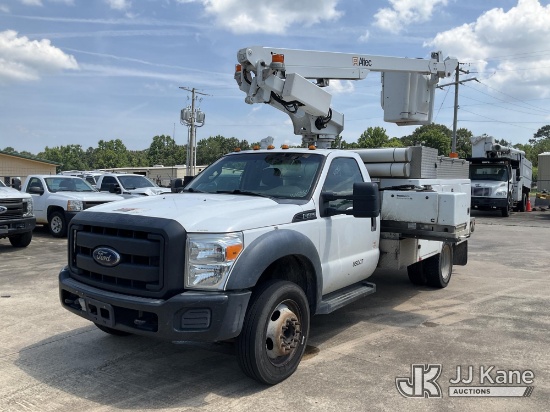 (Conway, AR) Altec AT200A, Telescopic Non-Insulated Bucket Truck mounted behind cab on 2012 Ford F-4